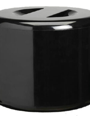Παγοδιατηρητής 10 lt στρογγυλός μαύρος