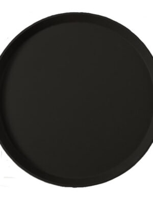 Δίσκος Fiberglass αντολ. στρογγυλός 28cm μαύρος