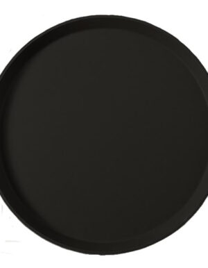 Δίσκος Fiberglass αντολ. στρογγυλός 35,5cm μαύρος