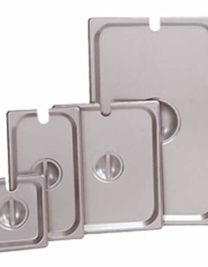 Γαστρονόρμ καπάκι inox 201 GN 1/4 με εγκοπή Gtsa