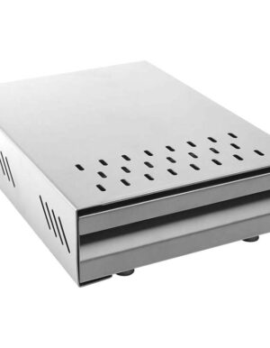 Συρτάρι καφέ knock box ανοξείδωτο 35x25x9cm