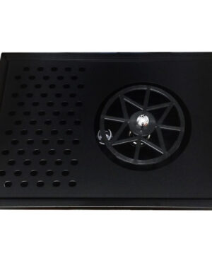 Pitcher Rinser χωνευτό με drainer σε μαύρο χρώμα